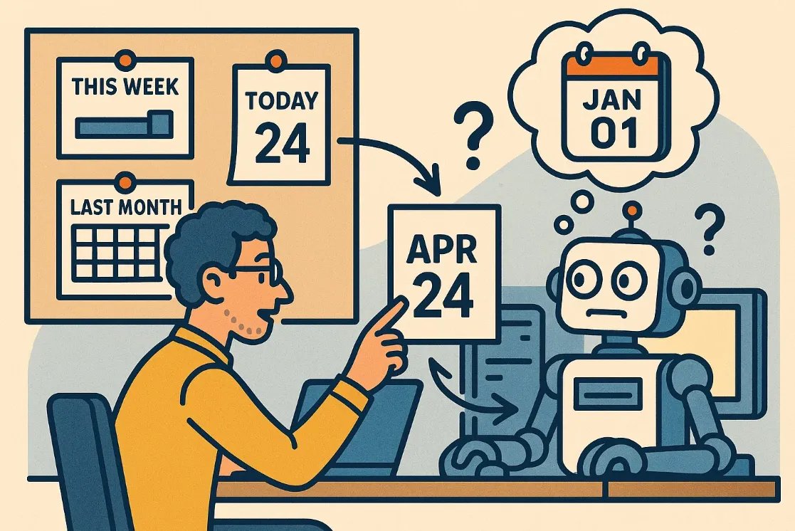 ai agent struggling with date-based queries