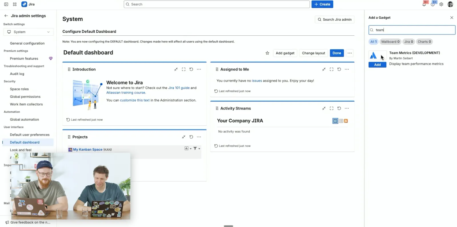 Viewing the vibe coded app in Jira