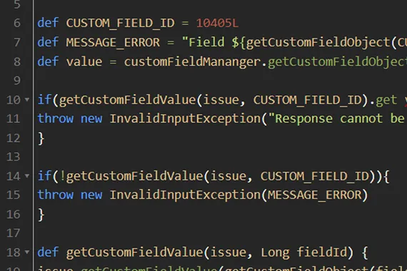 Developer reviewing Groovy script code before migrating to Jira Cloud