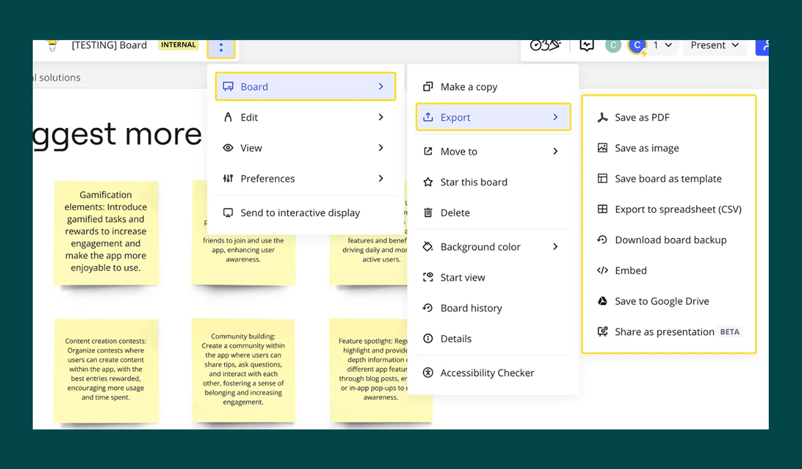 Download and Export a Miro Board