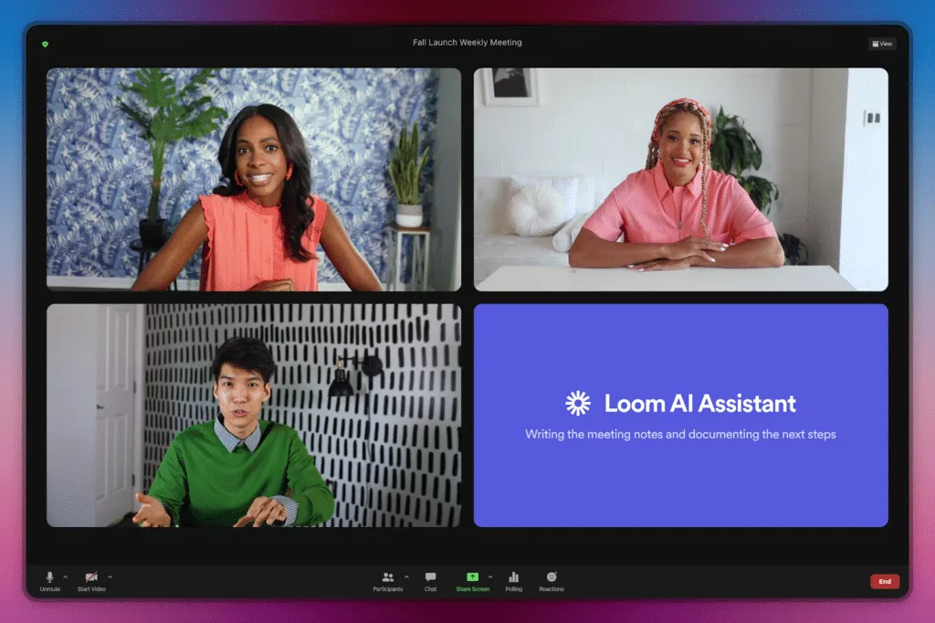 loom AI assistant in Zoom calls