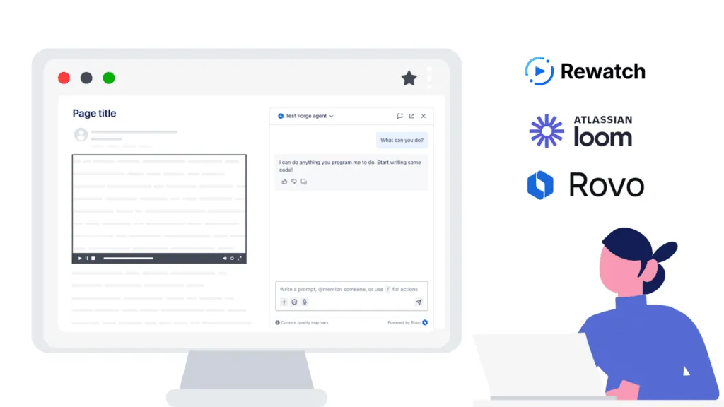 Rewatch and Loom are part of the Atlassian ecosystem