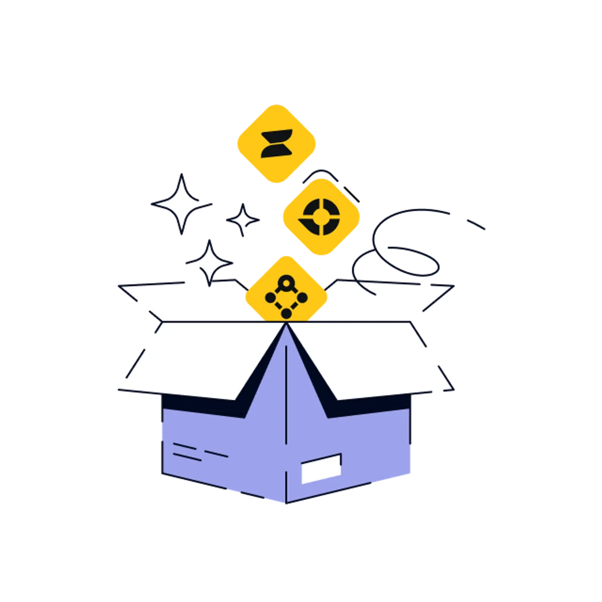 service collection logo illustration