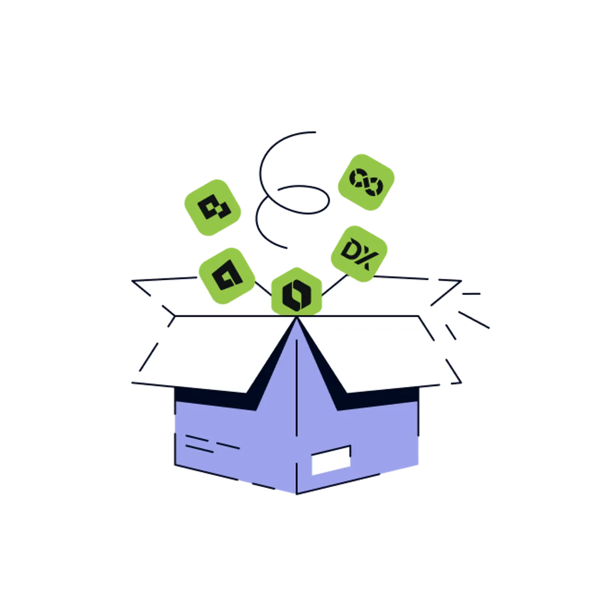 software collection logo illustration