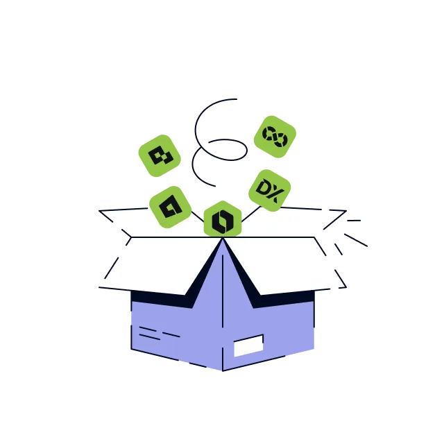 software collection logo illustration