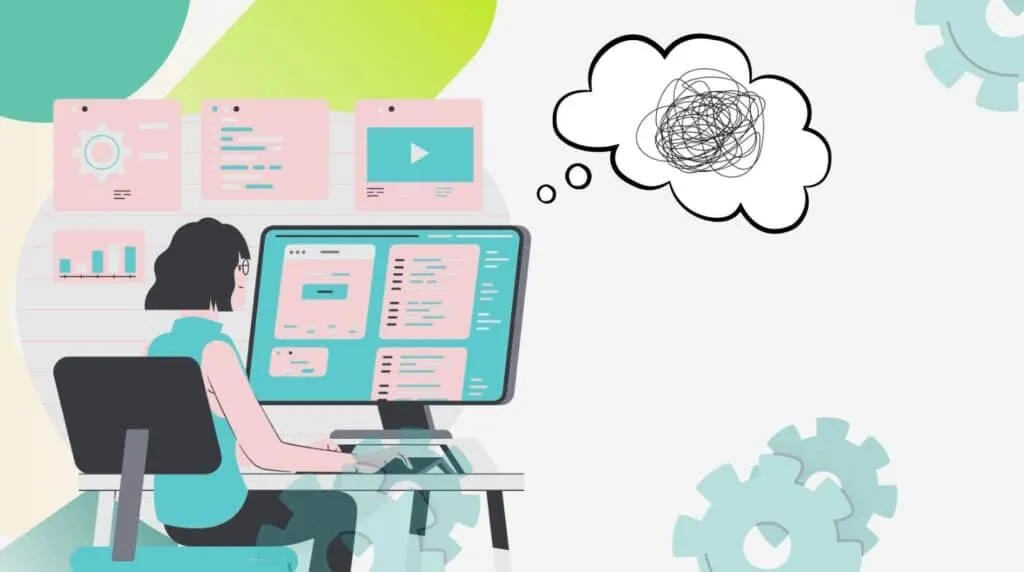 woman frustrated with service desk support